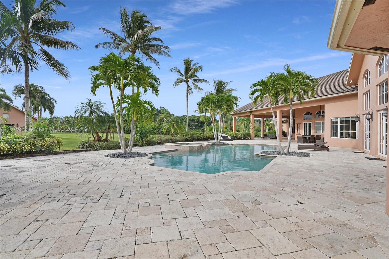 6225 Stallion Way Southwest Ranches, FL 33330 - Photo 37 of 56 a view of a house with a swimming pool