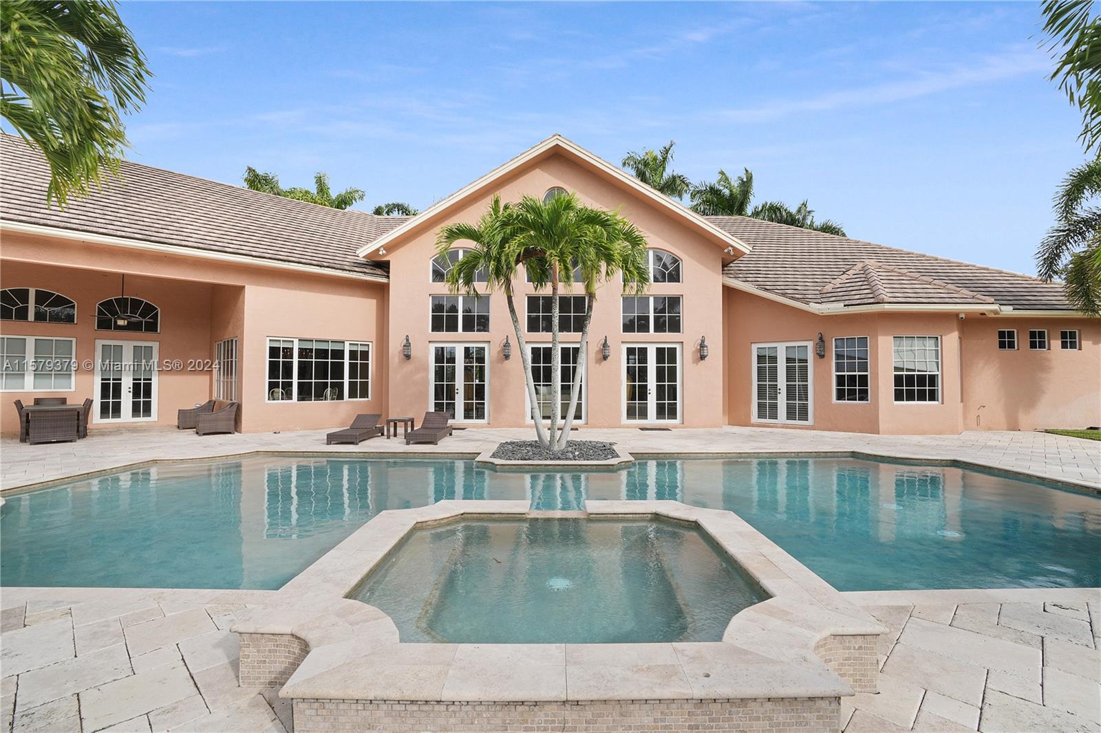 6225 Stallion Way Southwest Ranches, FL 33330 - Photo 38 of 56 a view of a house with swimming pool and sitting area