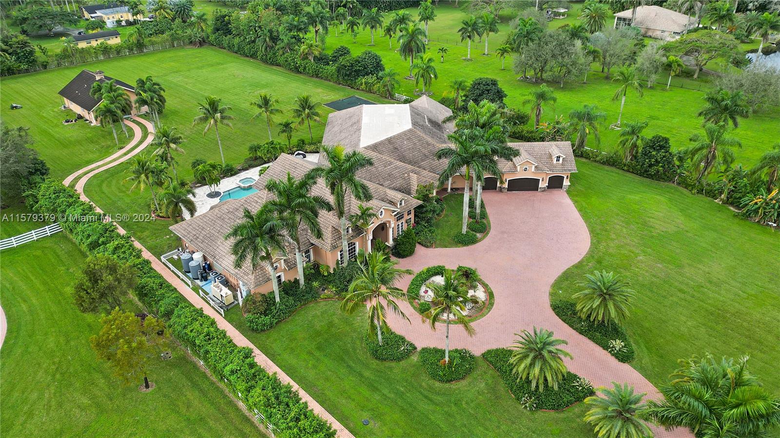 6225 Stallion Way Southwest Ranches, FL 33330 - Photo 53 of 56 an aerial view of a house having outdoor space