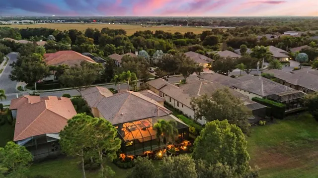 a view of a street with a building in the background