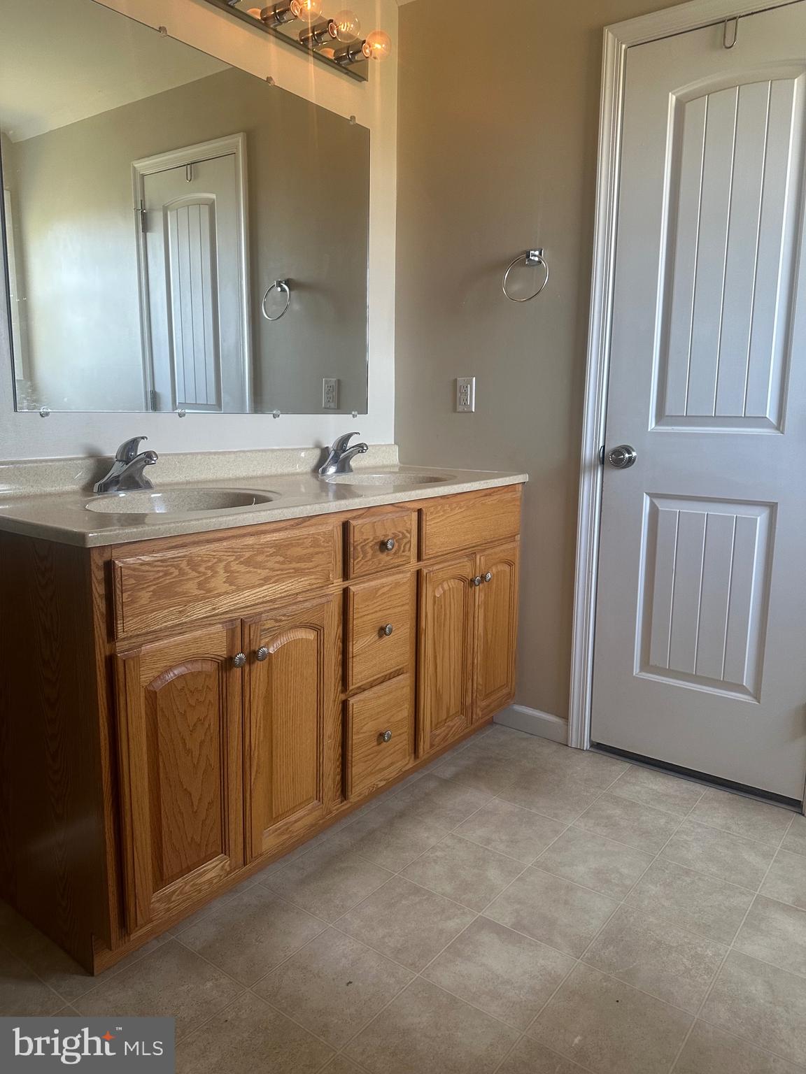 1351 Bohemia Mill Road Middletown, DE 19709 - Photo 10 of 13 a spacious bathroom with a granite countertop sink and a mirror