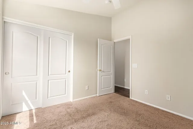 a view of an empty room