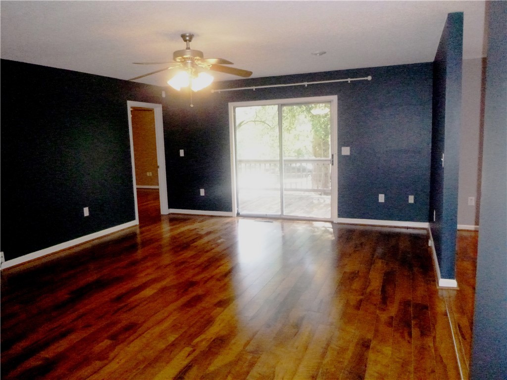 Living Room opens to deck