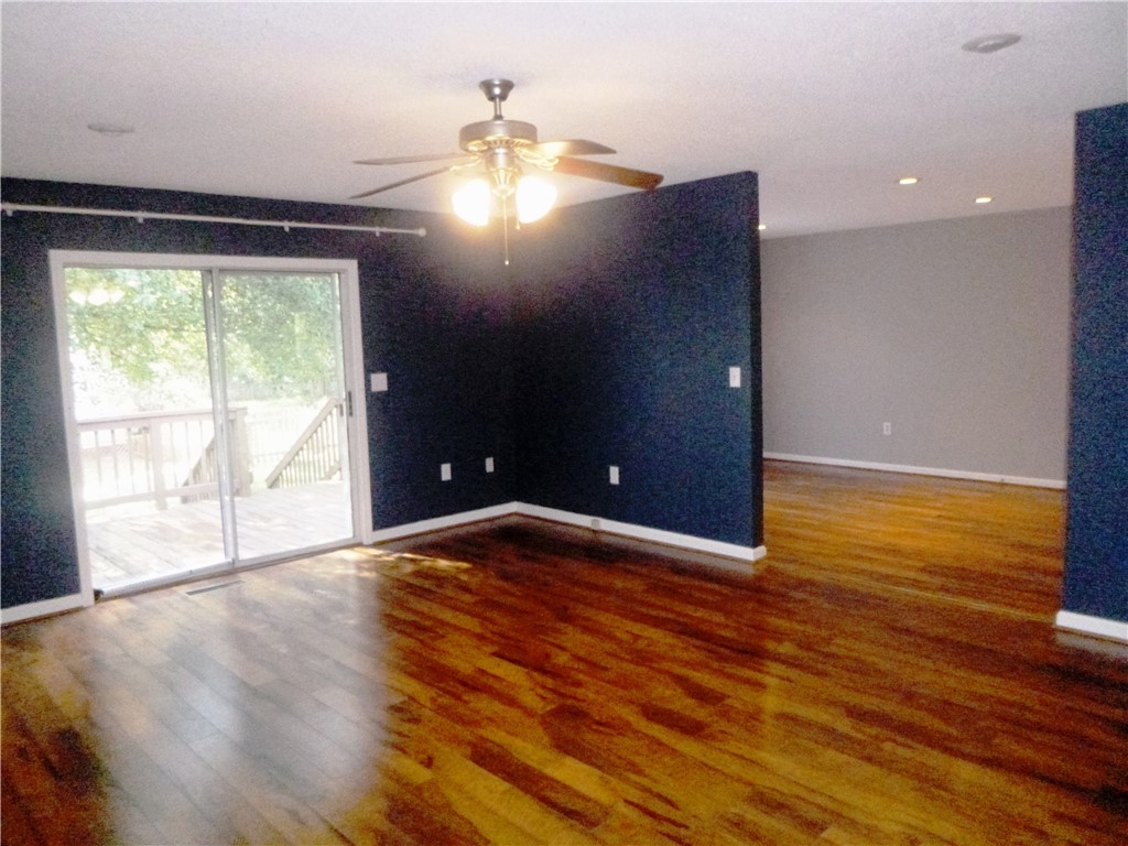 Living Room opens to dining & kitchen