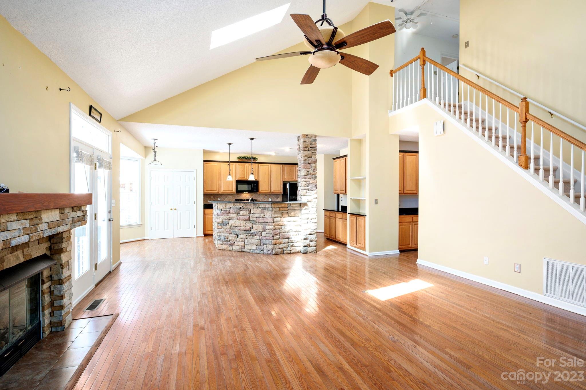 202 Walnut Crest Road Fletcher, NC 28732 - Photo 3 of 36 a view of a living room with wooden floor