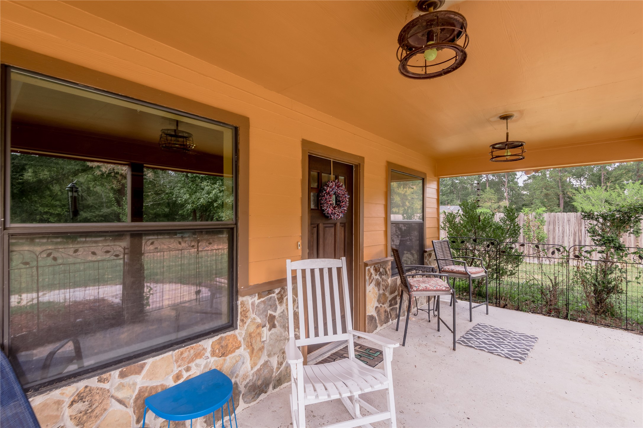 47-57 Stage Coach Road Coldspring, TX 77331 - Photo 4 of 50 a view of a patio with a table and chairs