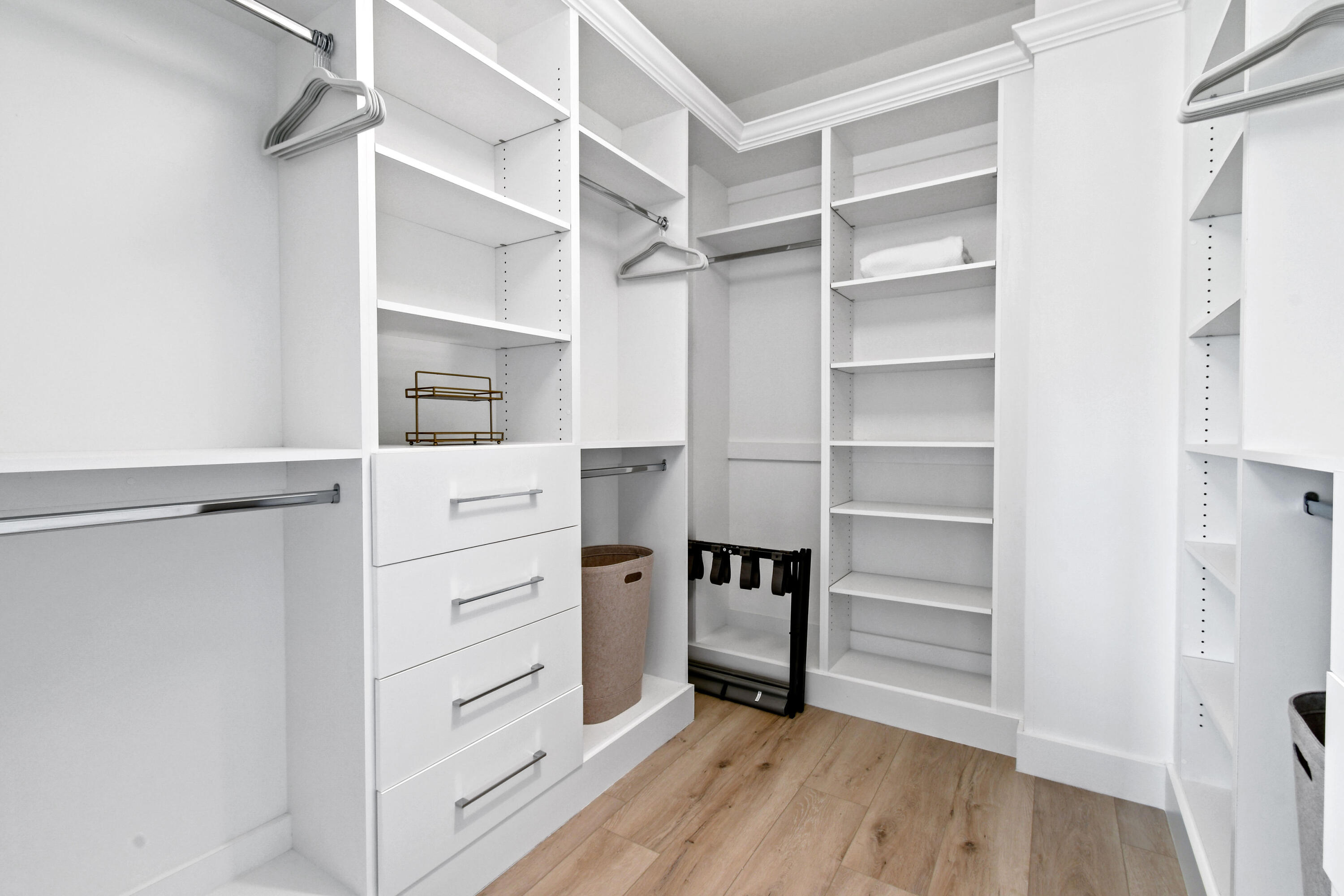 4650 Southeast Manatee Terrace Stuart, FL 34997 - Photo 28 of 95 a view of walk in closet with empty racks