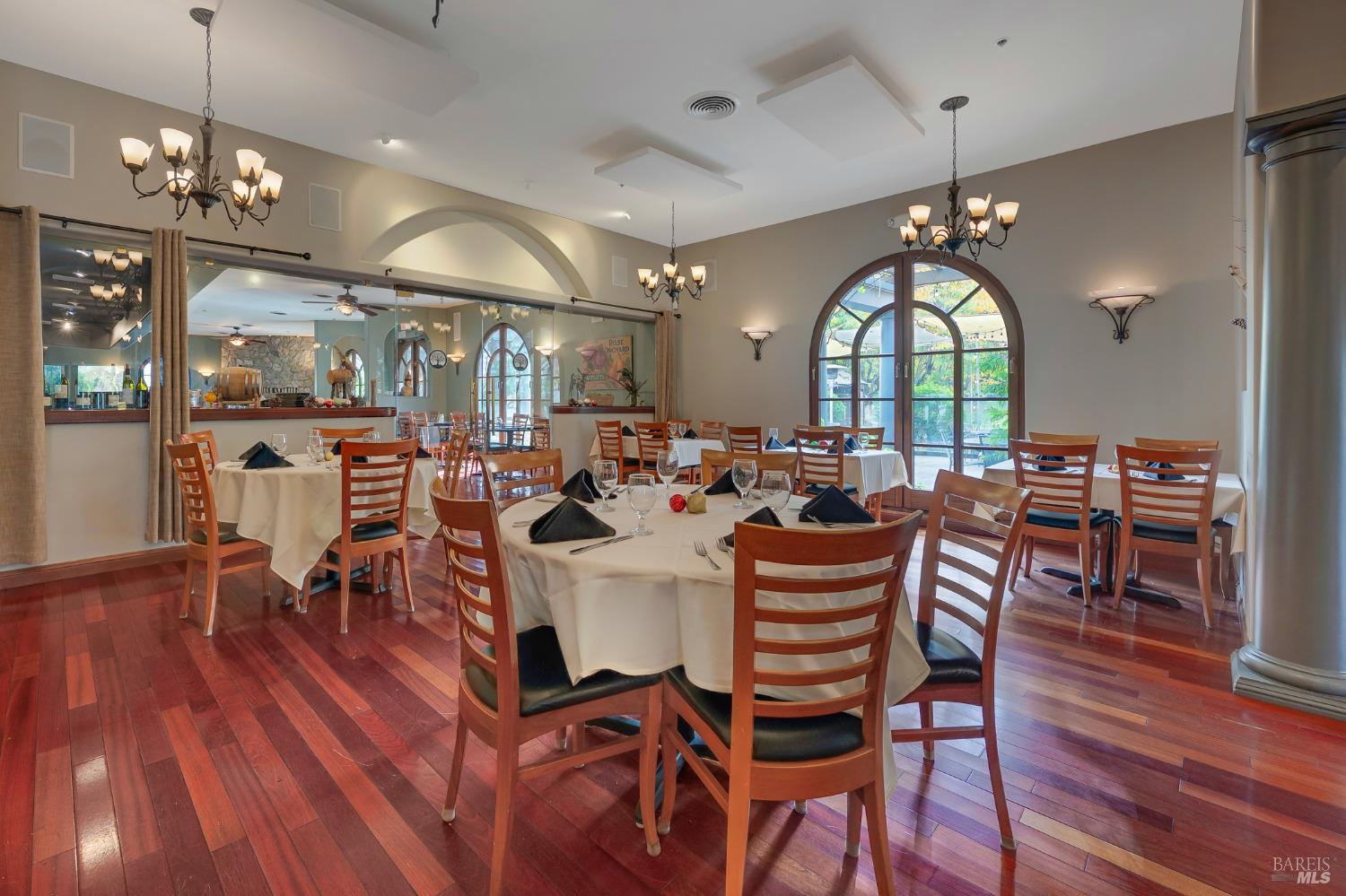 8050 Bodega Avenue Sebastopol, CA 95472 - Photo 16 of 45 a view of a dining room with furniture window and wooden floor