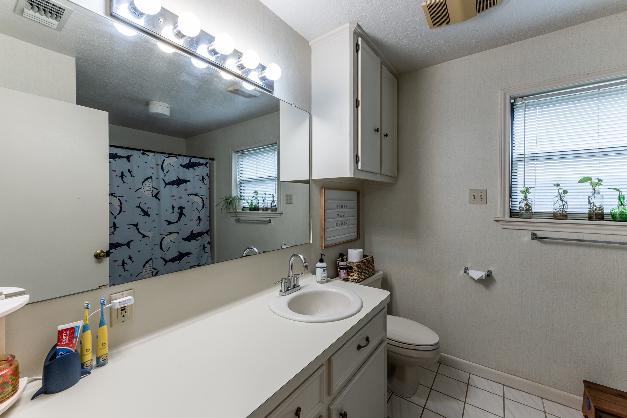 3304 Parr Drive Huntsville, TX 77320 - Photo 16 of 40 a bathroom with a sink toilet and a mirror