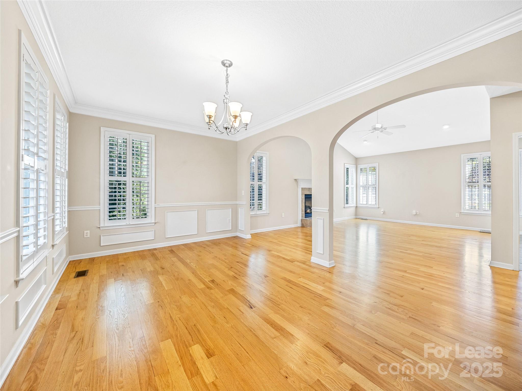 51 Driftstone Circle Arden, NC 28704 - Photo 11 of 38 a view of empty room with wooden floor and fan
