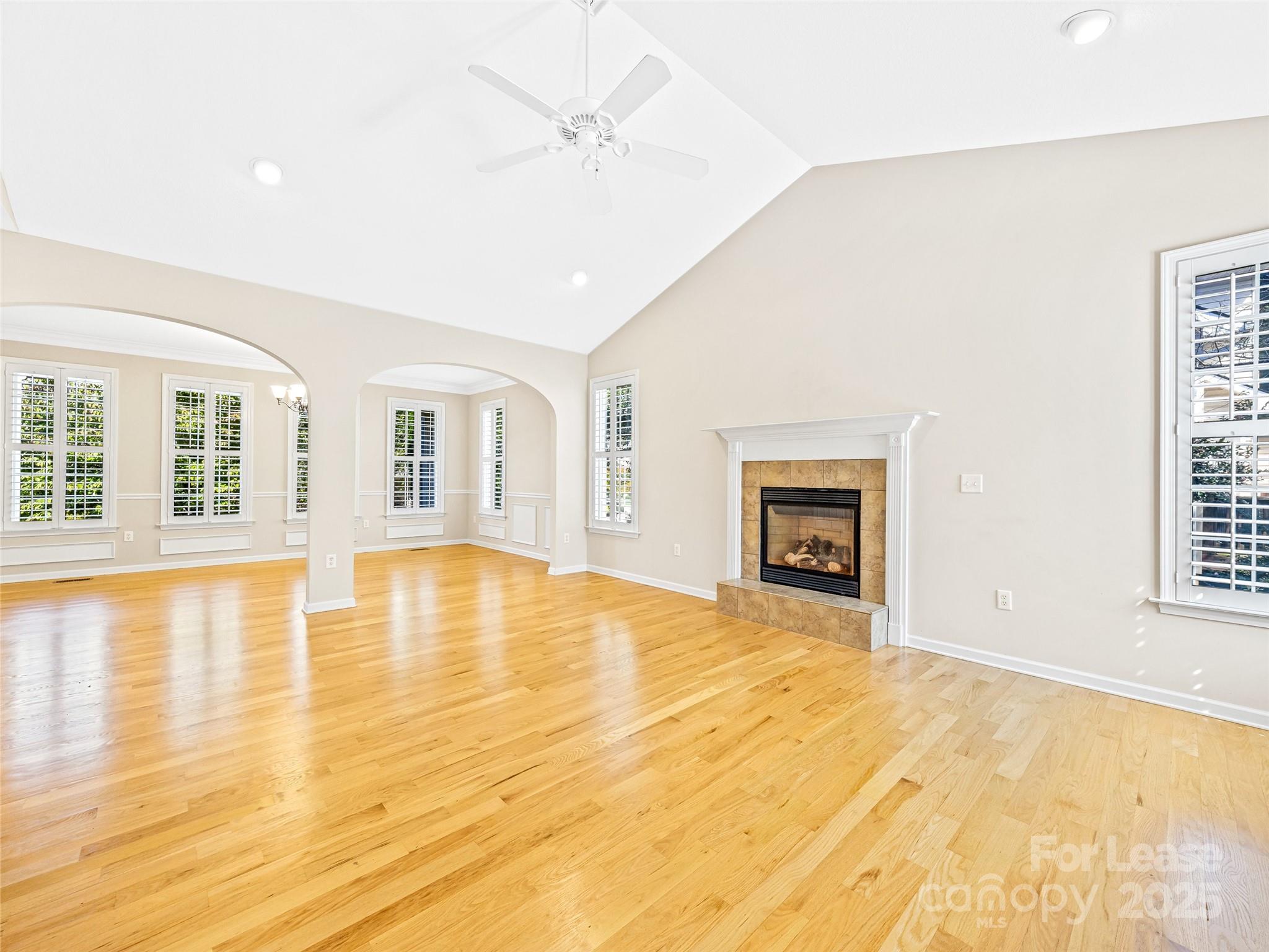 51 Driftstone Circle Arden, NC 28704 - Photo 14 of 38 a view of an empty room with window and fireplace
