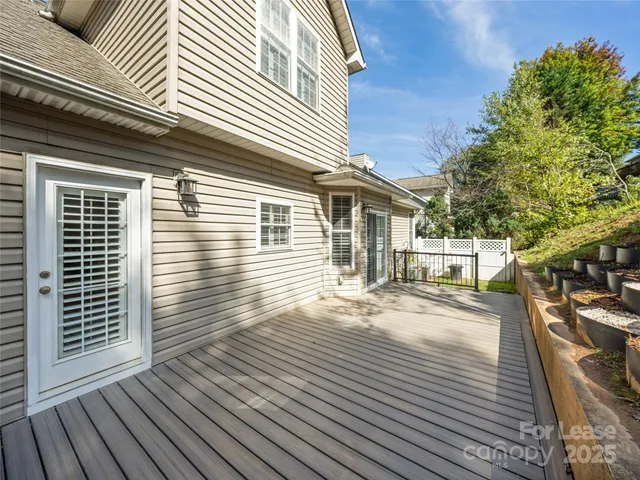 a view of a house with a patio