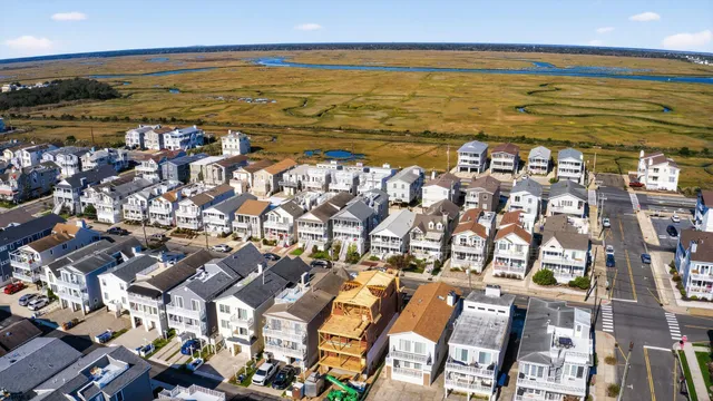 a view of a city with tall buildings