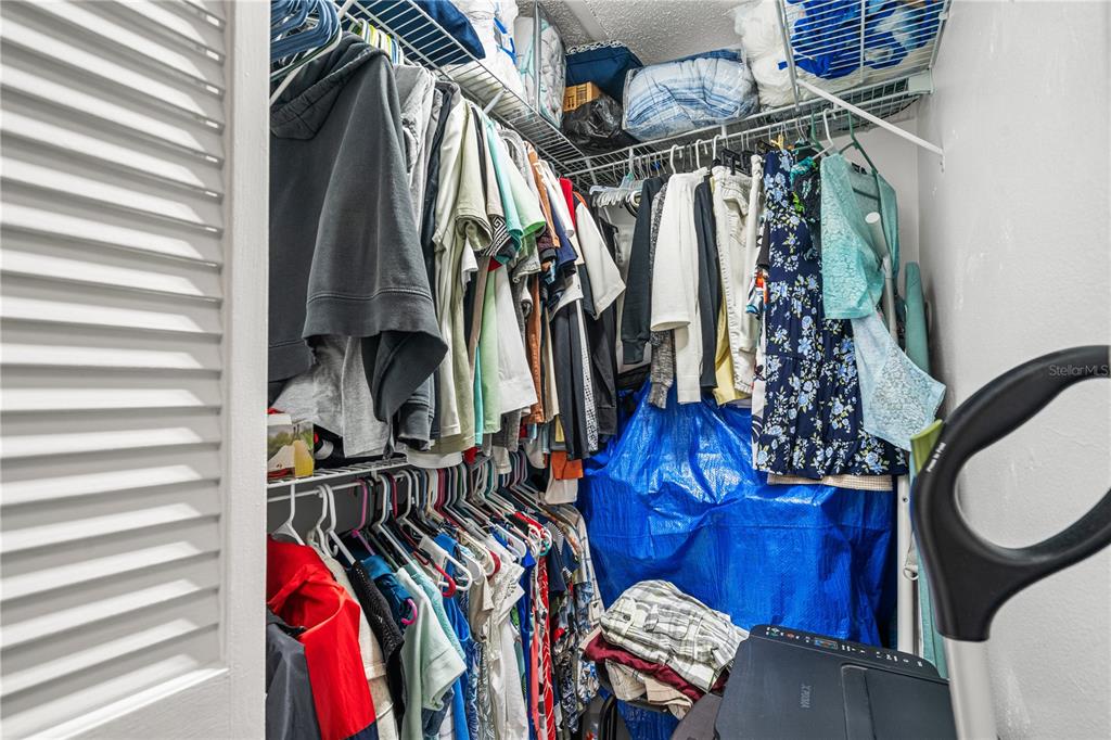 5722 Biscayne Court, Unit 308 New Port Richey, FL 34652 - Photo 20 of 31 a view of walk in closet with clothes and shoes