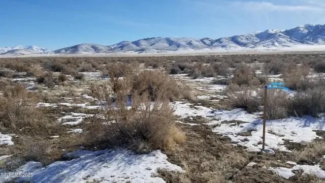 a view of a snow on the mountain