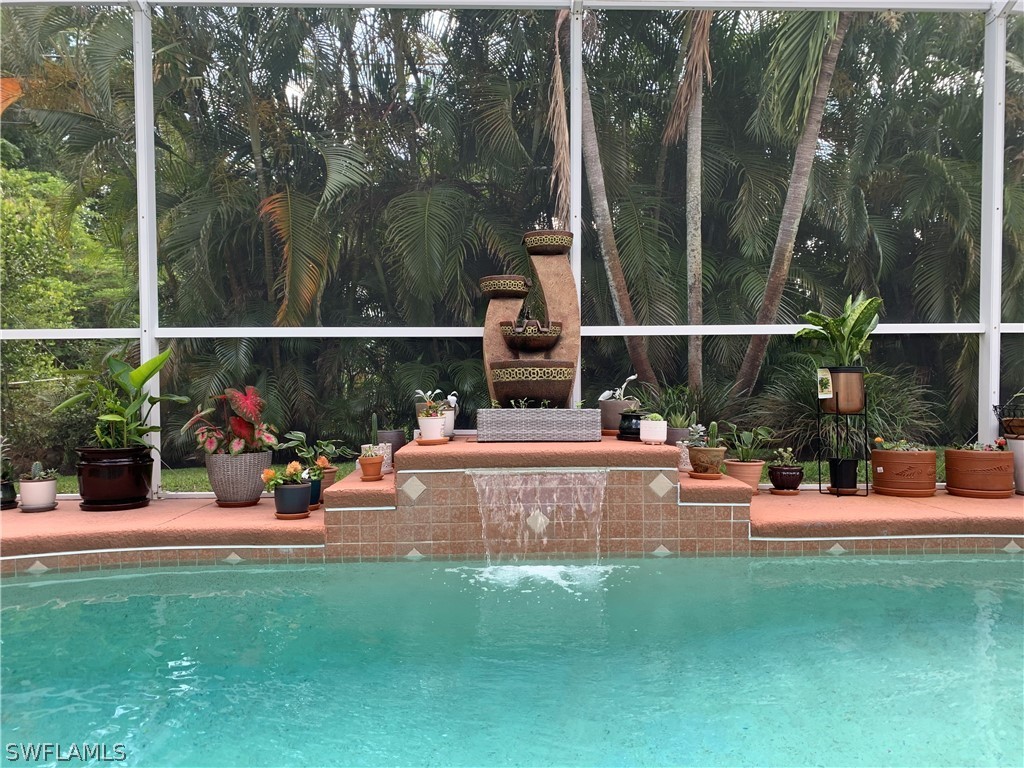 17560 Lee Road Fort Myers, FL 33967 - Photo 26 of 34 a view of a garden with patio