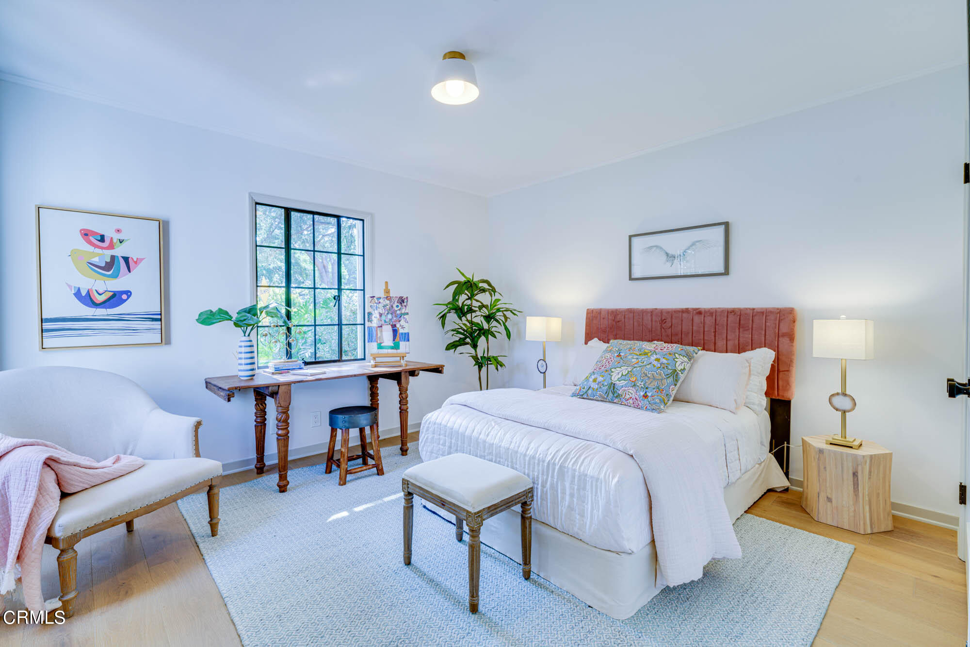 2709 Deodar Circle Pasadena, CA 91107 - Photo 27 of 43 a bedroom with a bed and a table