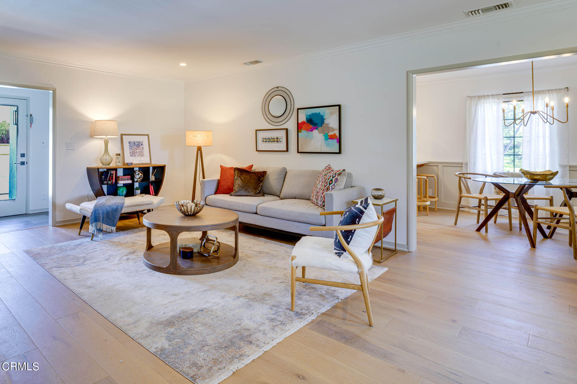 2709 Deodar Circle Pasadena, CA 91107 - Photo 6 of 43 a living room with furniture and wooden floor