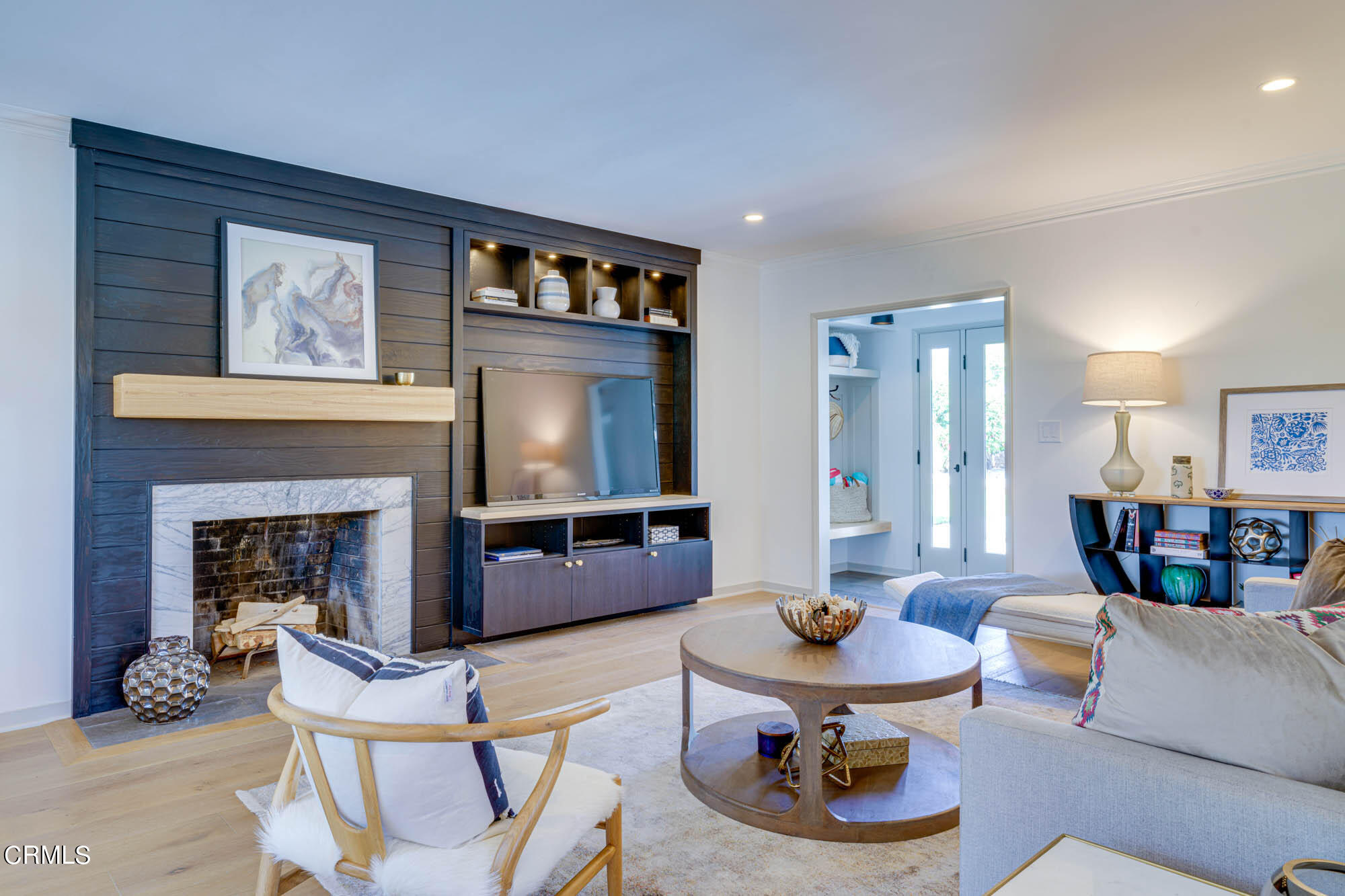 2709 Deodar Circle Pasadena, CA 91107 - Photo 10 of 43 a living room with furniture and a fireplace