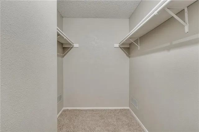 a view of walk in closet