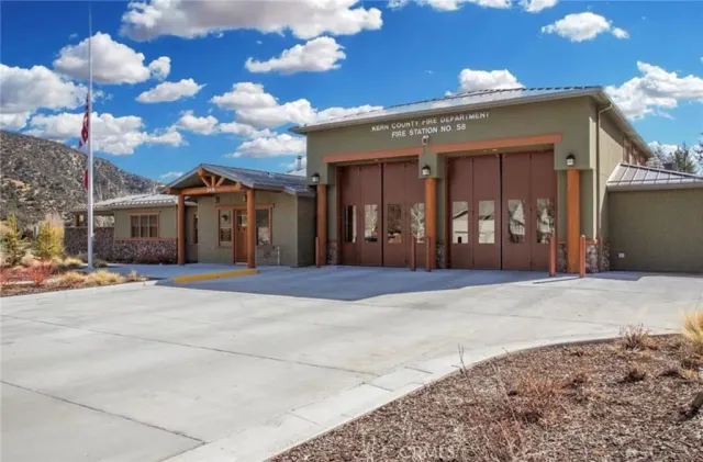 a view of a house with entertaining space