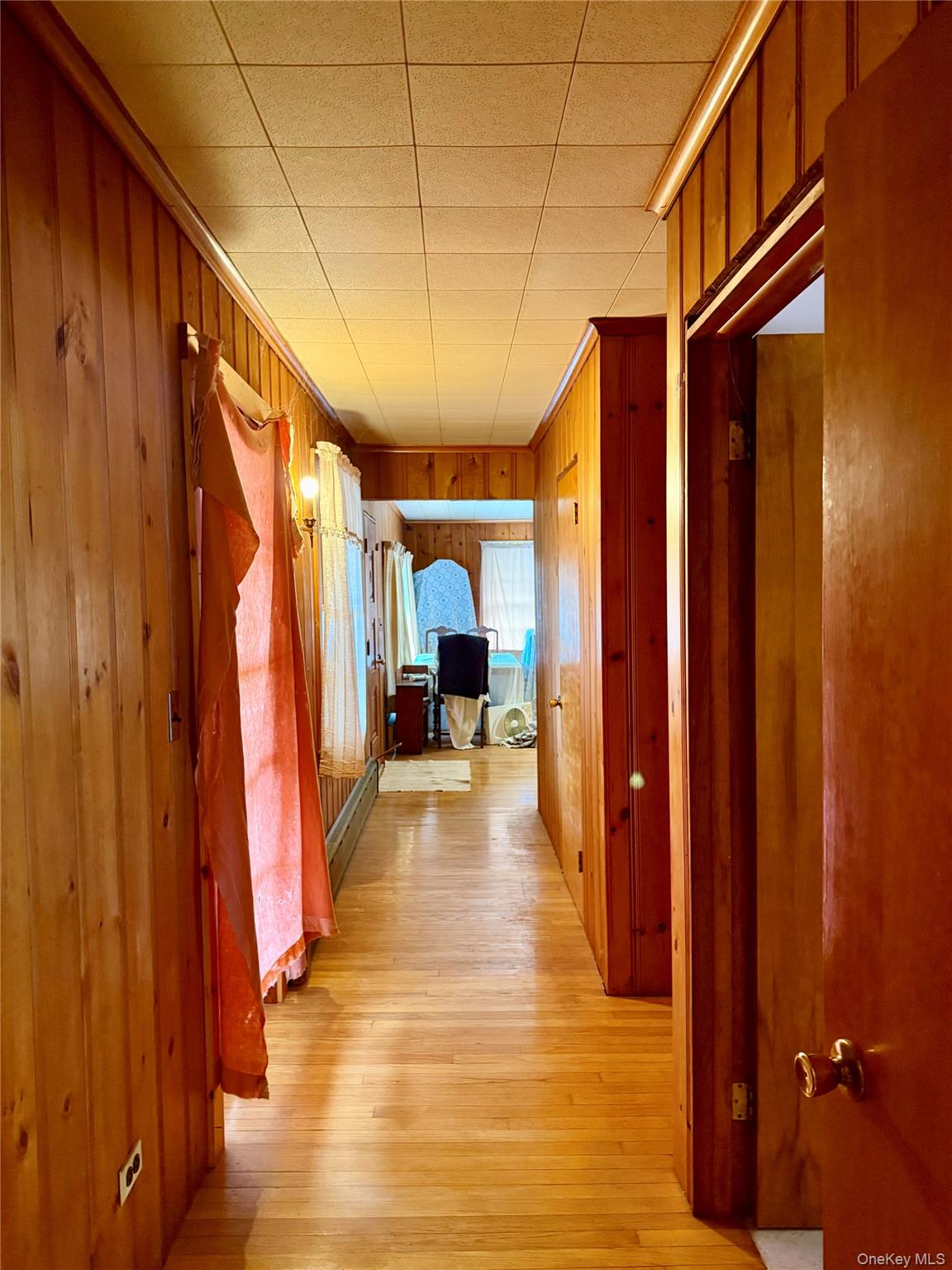 111 Mail Road Barryville, NY 12719 - Photo 23 of 34 Hall featuring wooden walls and light wood-style floors
