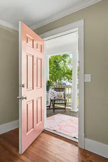 a view of front door