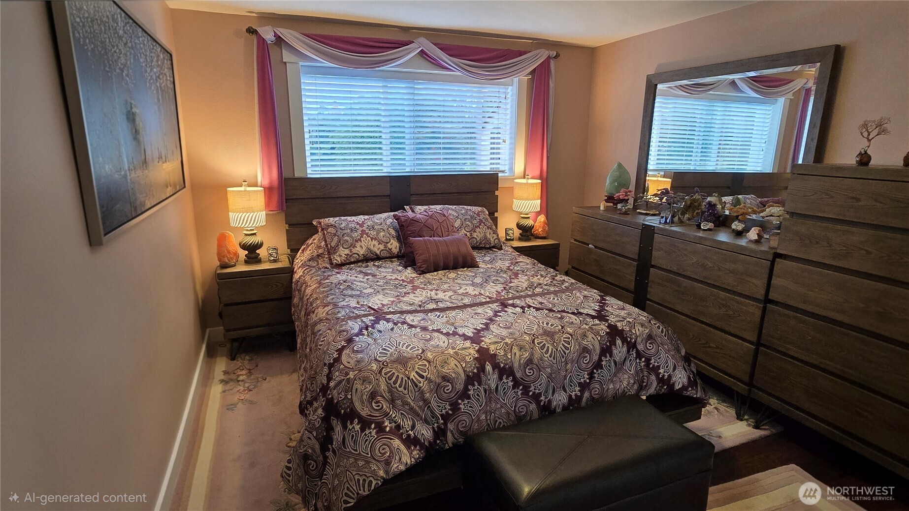 16342 72nd Avenue West Edmonds, WA 98026 - Photo 22 of 40 a bedroom with a bed and wooden floor