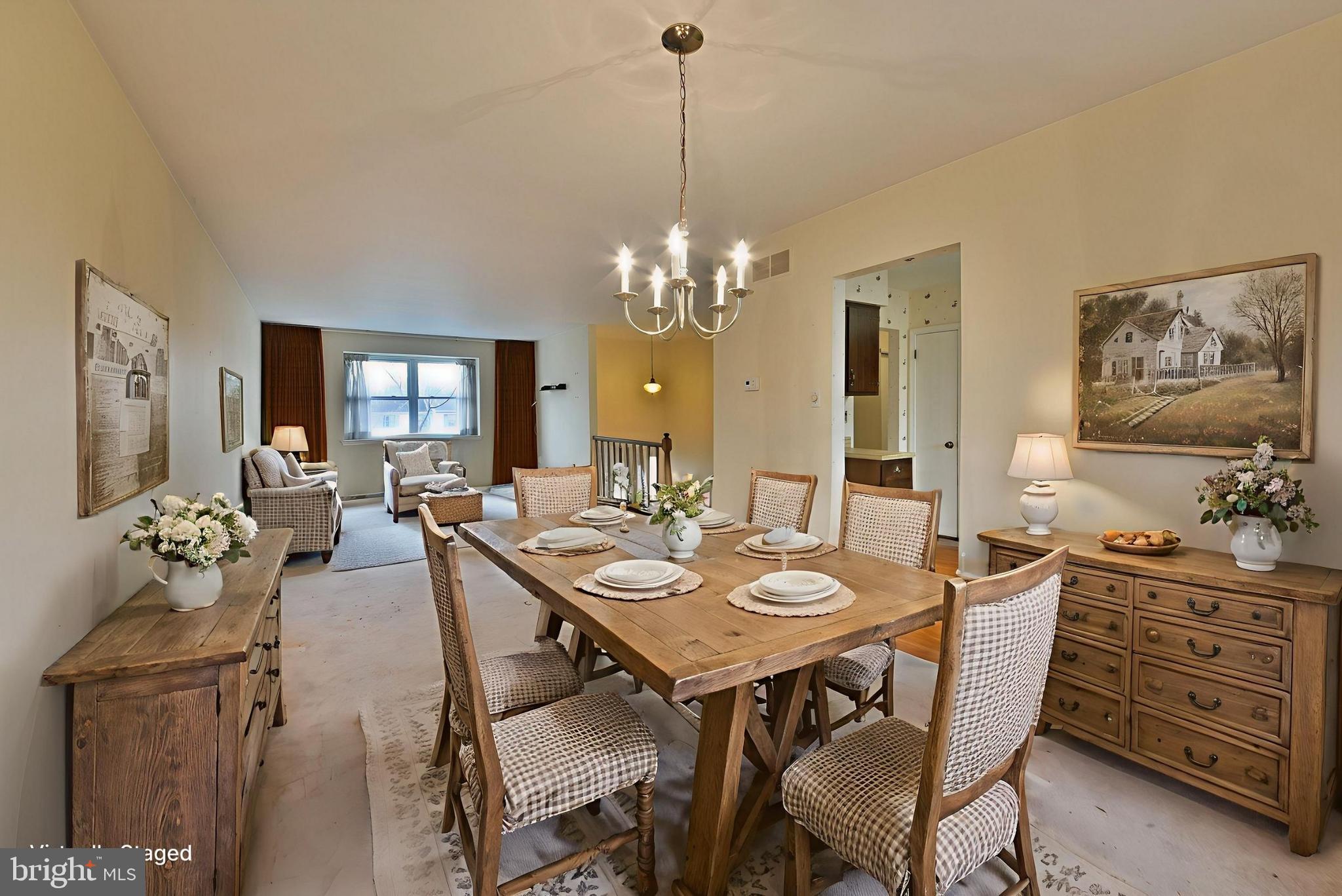 13 Glen Road Lansdale, PA 19446 - Photo 12 of 33 a view of a dining room with furniture and chandelier