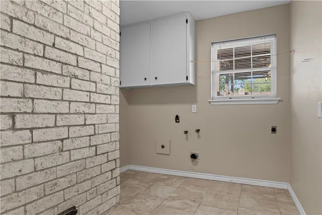 a bathroom with a window