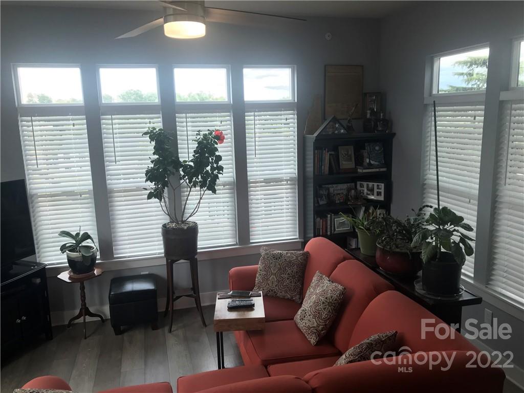 935 McAlway Road, Unit 306 Charlotte, NC 28211 - Photo 20 of 35 a living room with furniture lamp and potted plant