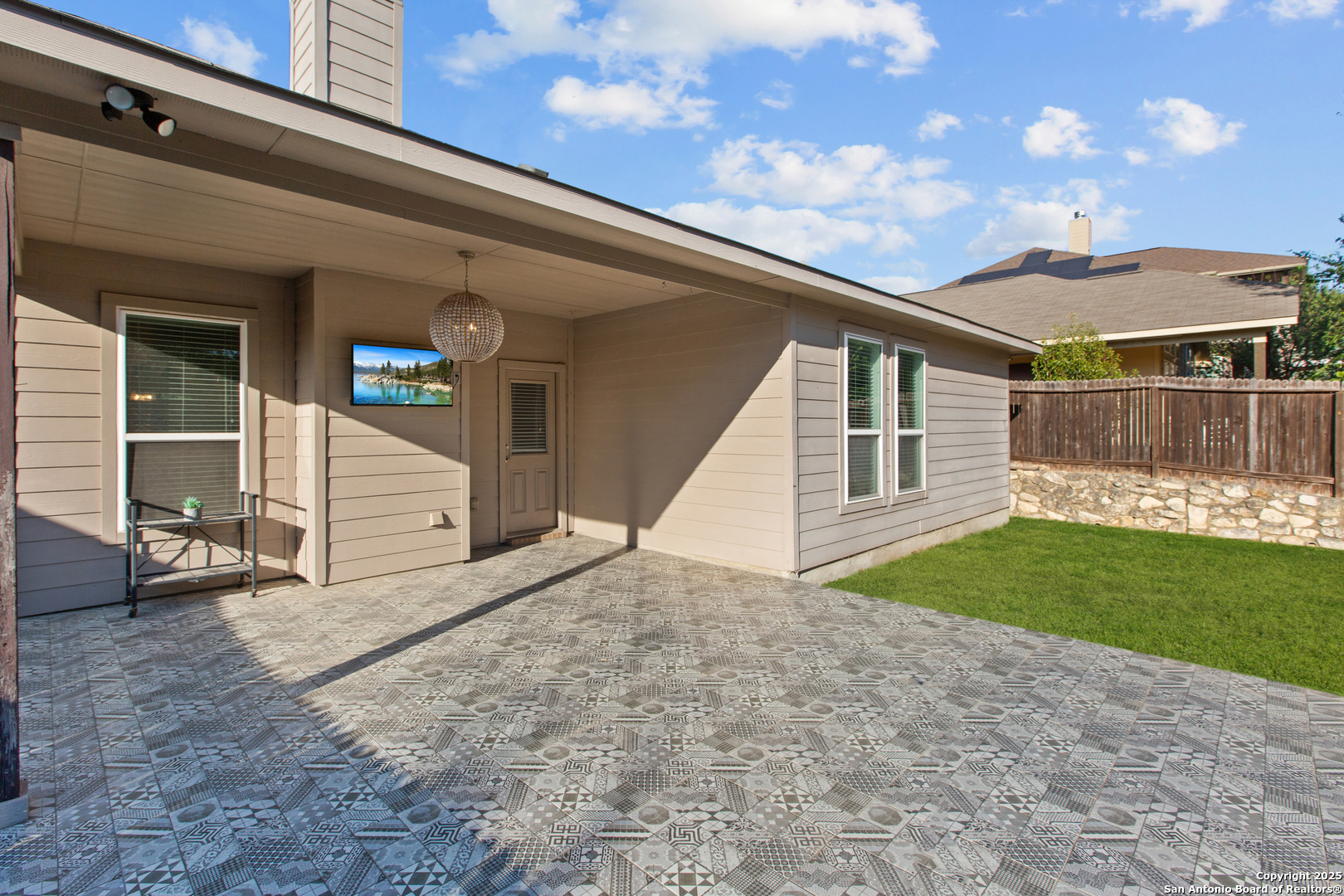 7616 Mission Summit Boerne, TX 78015 - Photo 19 of 22 a view of a house with a patio