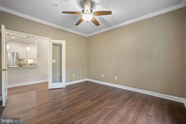 wooden floor in an empty room