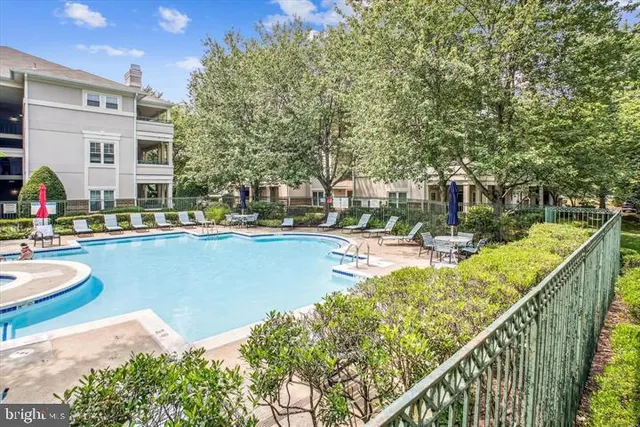 a view of swimming pool with chairs