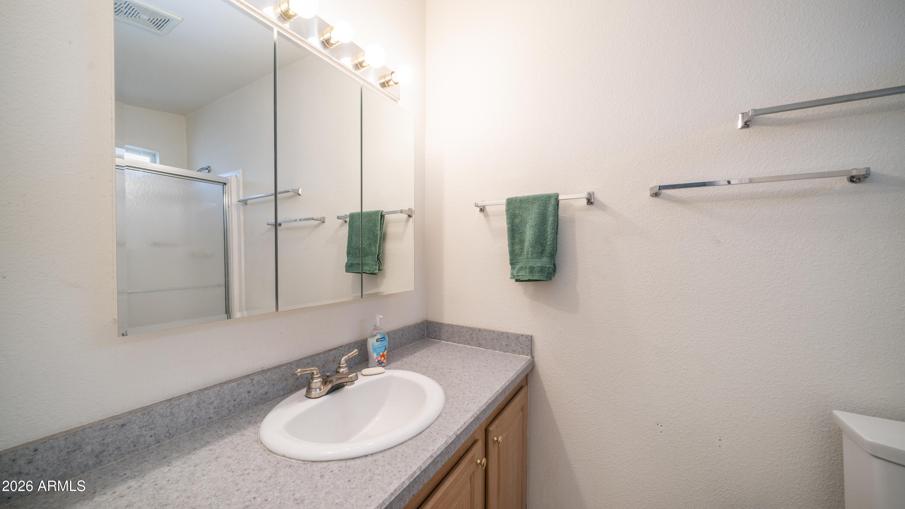 747 East Germann Road, Unit 92 San Tan Valley, AZ 85140 - Photo 17 of 39 a bathroom with a sink and a mirror
