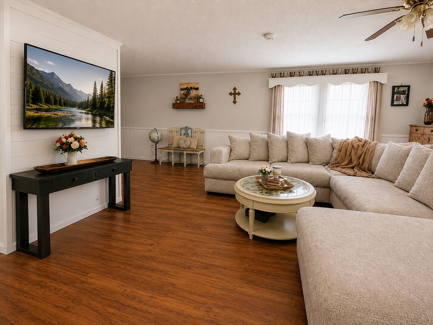 297 Mable Street Conroe, TX 77301 - Photo 2 of 9 Spacious living room with beautiful natural light.