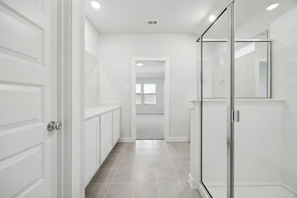 a view of an empty room