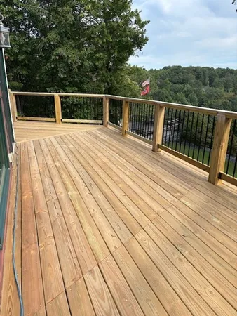 a view of outdoor space with garden