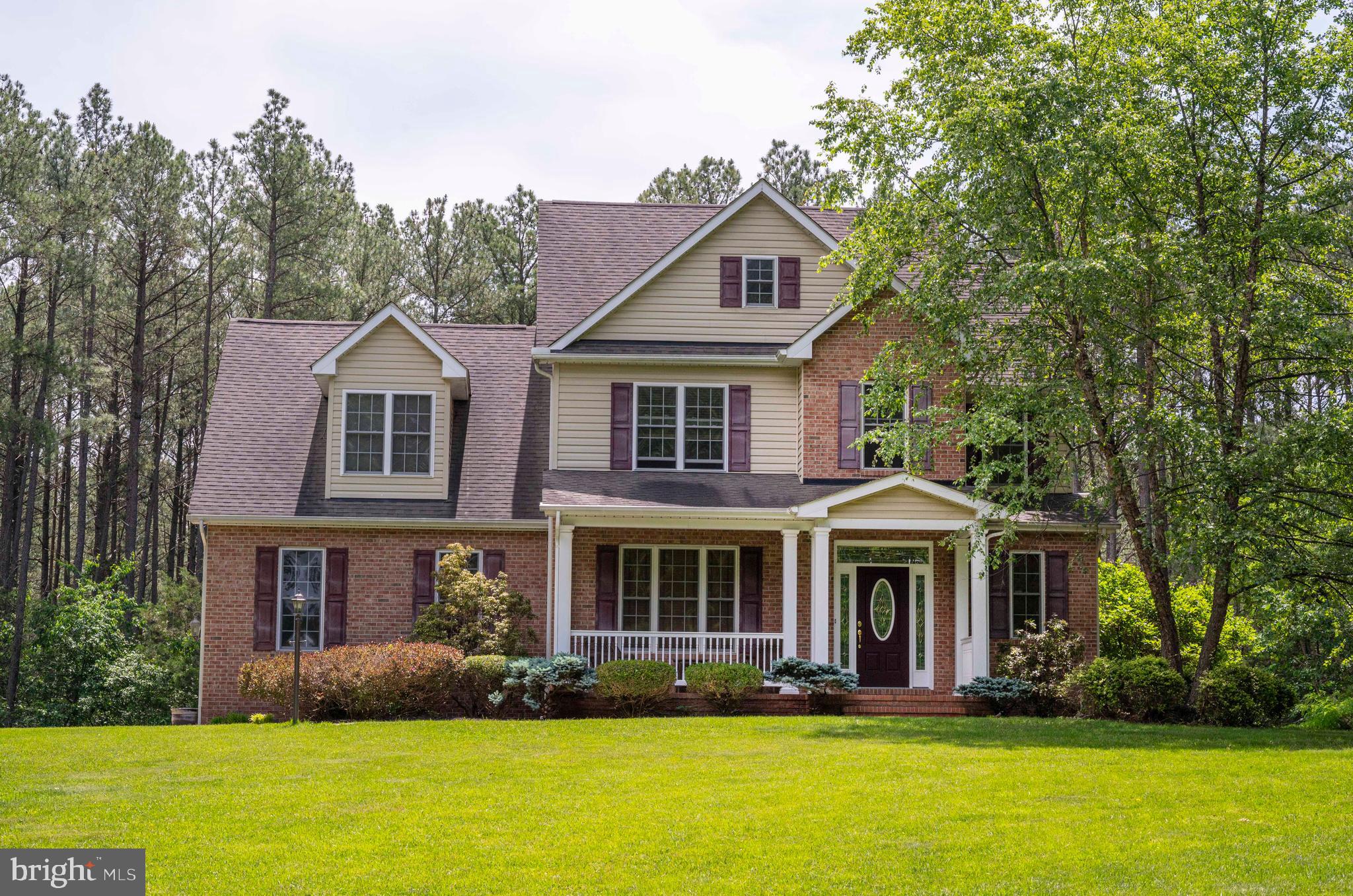 168 Thomas Drive Middletown, VA 22645 - Photo 20 of 66 a front view of a house with a yard and trees