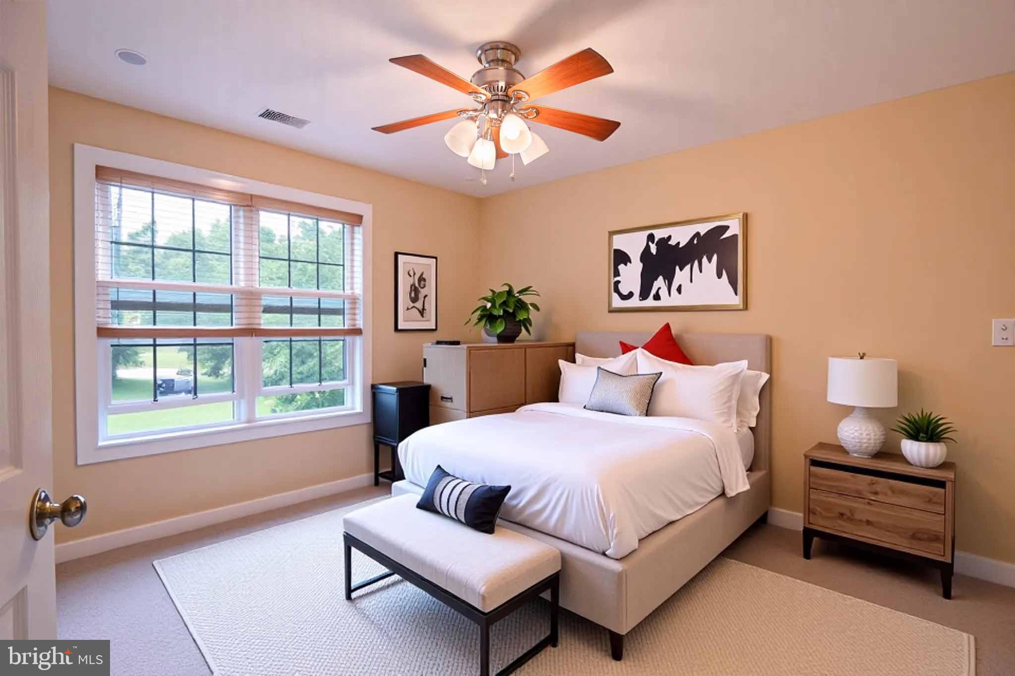 168 Thomas Drive Middletown, VA 22645 - Photo 62 of 66 a bedroom with furniture and a large window