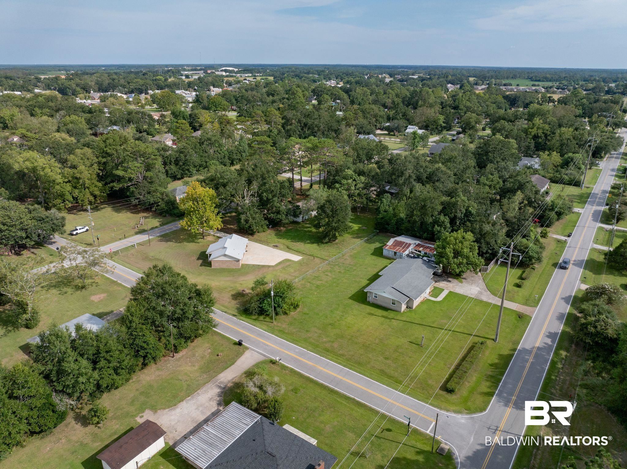 1107 North Oak Street Loxley, AL 36551 - Photo 31 of 40 Bird's eye view