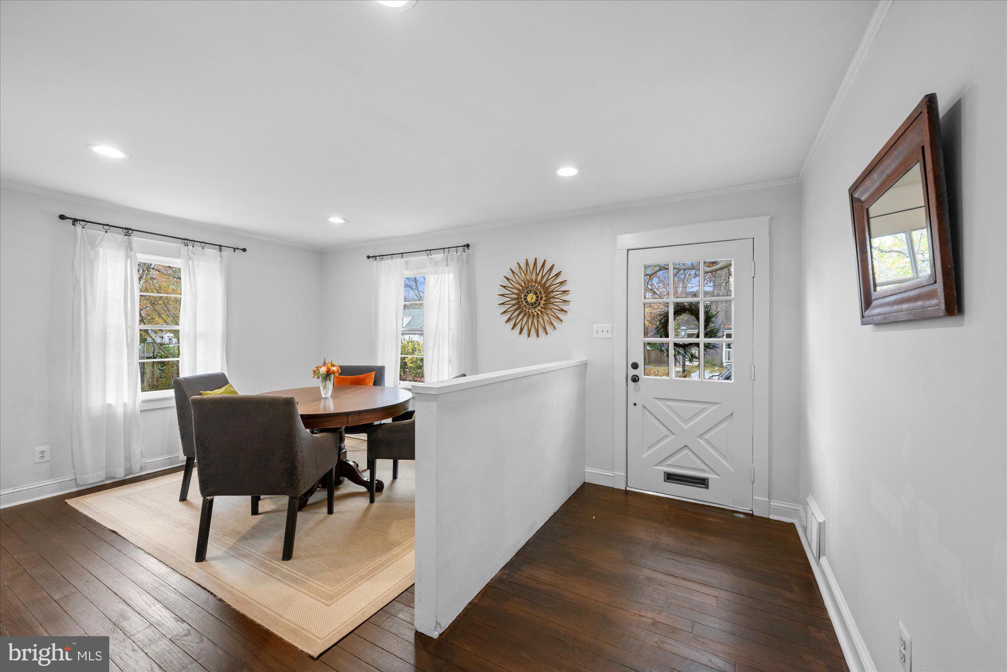 3010 Fayette Road Kensington, MD 20895 - Photo 3 of 54 a living room with furniture and a wooden floor