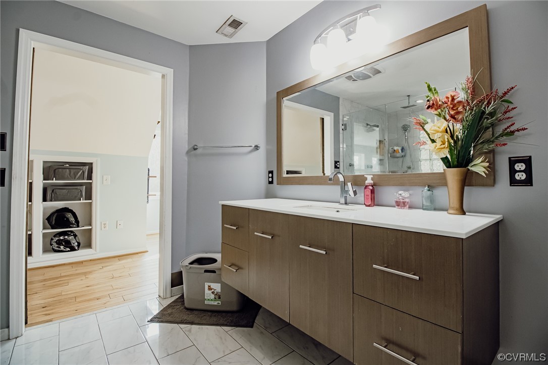 3105 Blue Bell Farms Road Powhatan, VA 23139 - Photo 40 of 50 a spacious bathroom with a sink double vanity