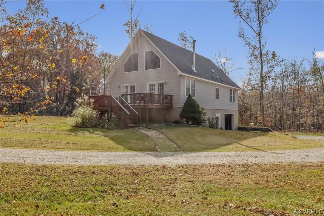 3105 Blue Bell Farms Road Powhatan, VA 23139 - Photo 4 of 50 a view of a house with a yard