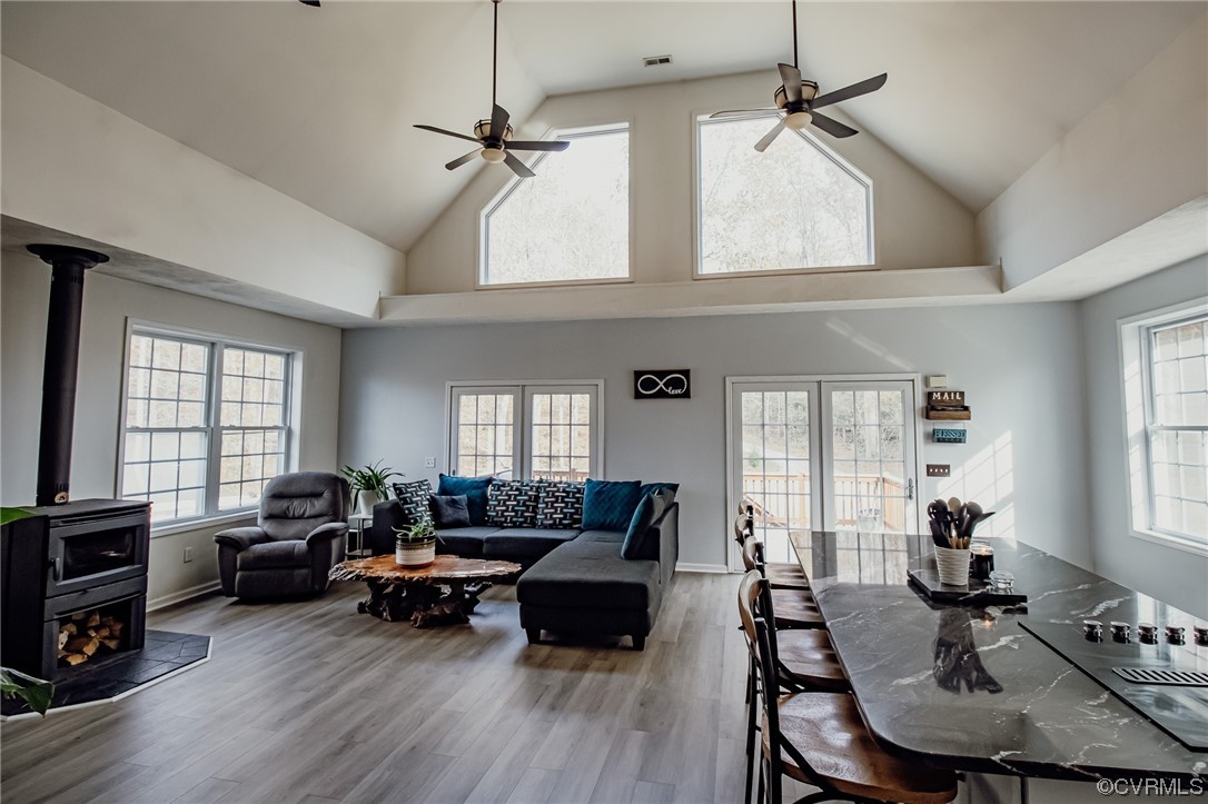 3105 Blue Bell Farms Road Powhatan, VA 23139 - Photo 7 of 50 a living room with furniture window and wooden floor