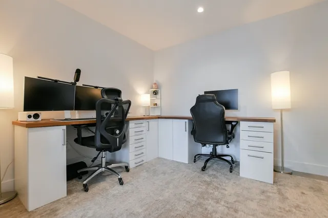 a view of workspace with windows