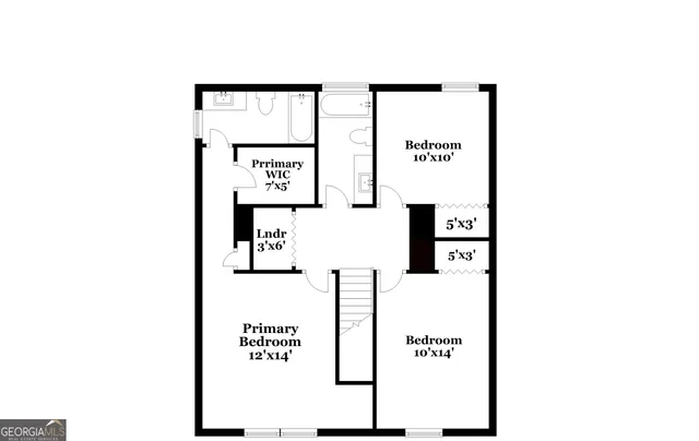 a picture of a bench in a room