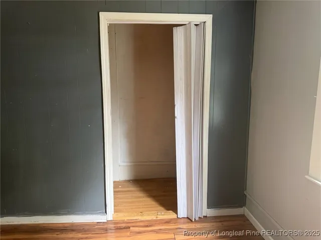 view of room with window