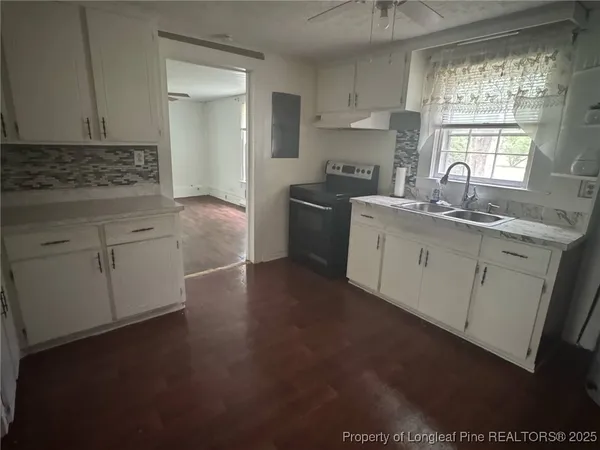 a view of wooden floor