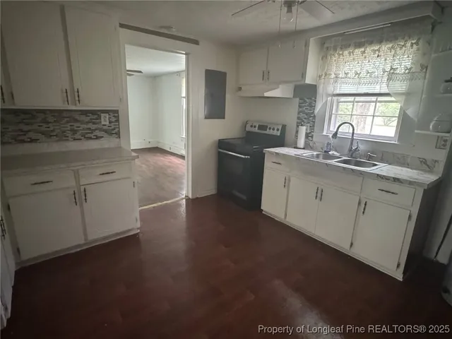 a view of wooden floor